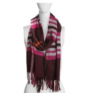 Plaid Scarf - Kelly & Katie (Burgundy)